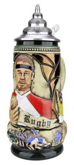 Rugby Beer Stein Rustic 9 Rugby Beer Stein Rustic -Zimmermann Shop Rugby Beer Stein Rustic K312RU RA SM 53101.1522704362