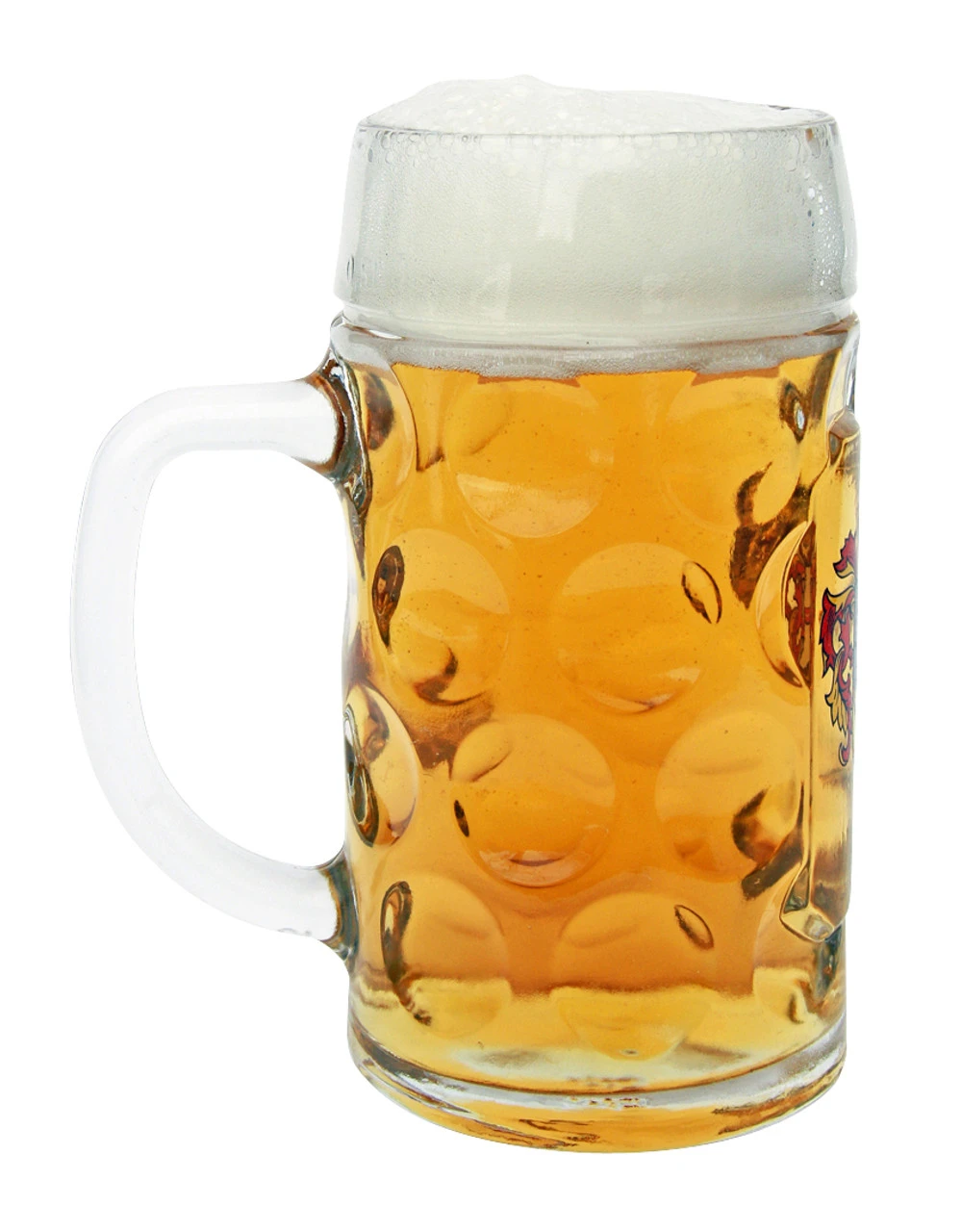 Saarland Dimpled Oktoberfest Glass Beer Mug 0.5 Liter - Image 3