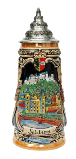 Salzburg Mozart Beer Stein -Zimmermann Shop Salzburg Mozart Beer Stein K323S FNT SM 31211.1416845123
