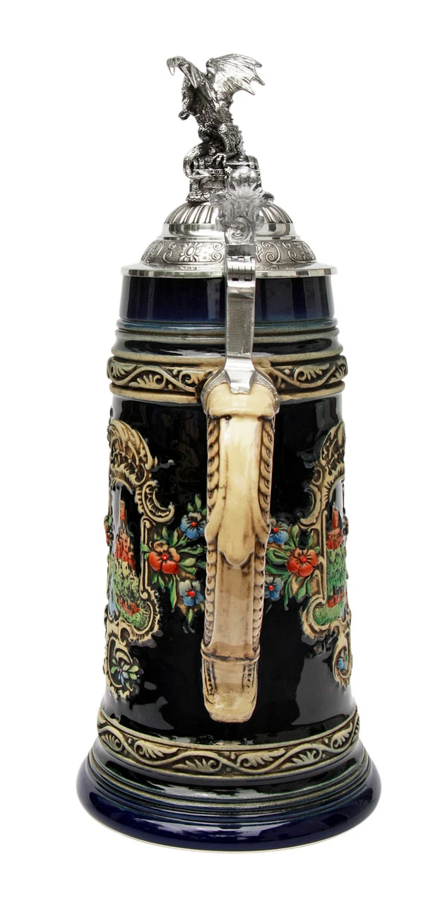 Siegfried The Dragon Slayer Farewell Beer Stein With Dragon Lid - Image 3