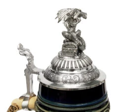 Siegfried The Dragon Slayer Farewell Beer Stein With Dragon Lid -Zimmermann Shop Siegfried the Dragon Slayer Beer Stein with Dragon Lid KT1400BL Lid1 SM 09865.1446324011