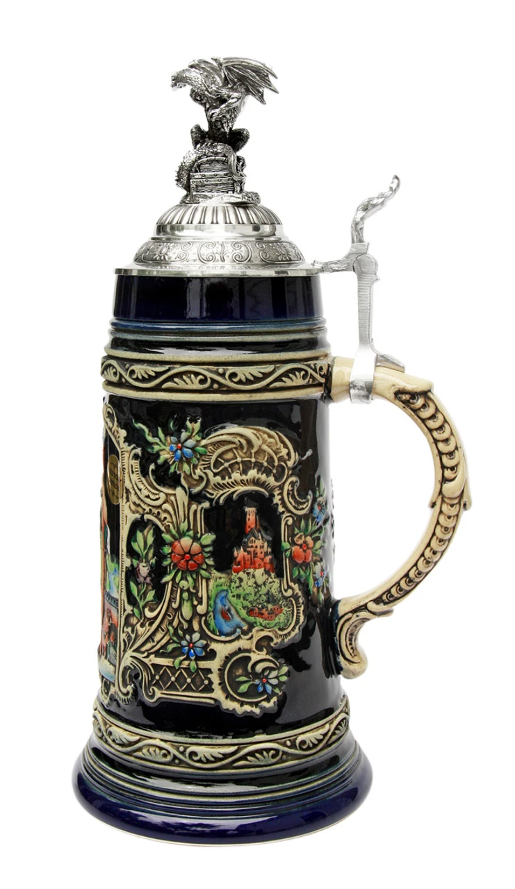 Siegfried The Dragon Slayer Farewell Beer Stein With Dragon Lid - Image 4