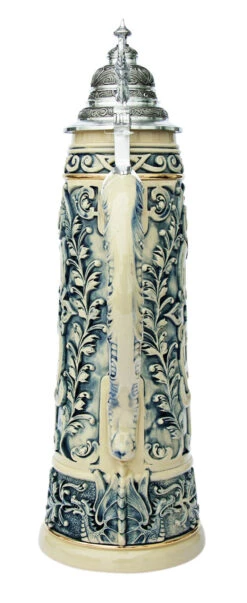 King Limitaet 2013 | Siegfrieds Farewell Handpainted Beer Stein -Zimmermann Shop Siegfrieds Farewell 2013 Beer Stein K2043B Back SM 59004.1395937083