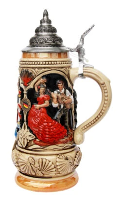 Spain Beer Stein -Zimmermann Shop Spain Beer Stein K393SP RS SM 36101.1423163477