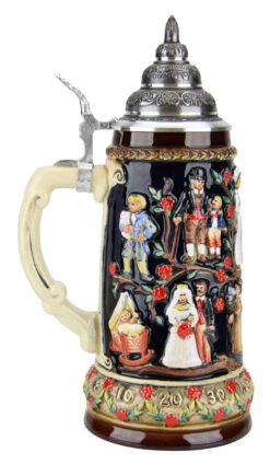 Stein Of Life Wedding Beer Stein -Zimmermann Shop Stein of Life Wedding Beer Stein K1026 LS SM 57522.1494353723