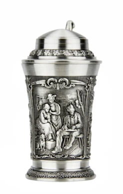 Summer Evening Schnapps Pewter Mini Stein | 1 Oz -Zimmermann Shop Summer Evening Schnapps Pewter Mini Stein AS12397 FNT SM 57469.1650920966