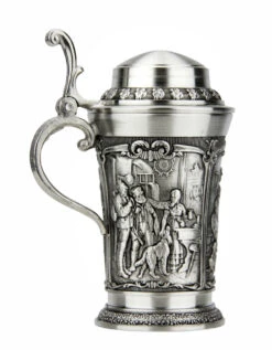 Summer Evening Schnapps Pewter Mini Stein | 1 Oz -Zimmermann Shop Summer Evening Schnapps Pewter Mini Stein AS12397 LS SM 30626.1650920770