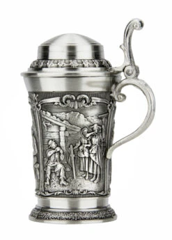 Summer Evening Schnapps Pewter Mini Stein | 1 Oz -Zimmermann Shop Summer Evening Schnapps Pewter Mini Stein AS12397 RS SM 71392.1650920767