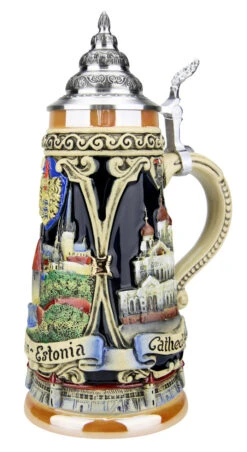 Tallinn Estonia Beer Stein -Zimmermann Shop Tallinn Estonia Beer Stein K303T A SM 39679.1555529249