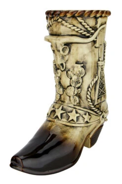 Texas Cowboy Beer Boot 1 Liter | Ceramic -Zimmermann Shop Texas Beer Boot 1 Liter Ceramic KT600E LA SM 49923.1591137909