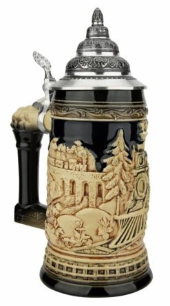 Train Beer Stein | Antique Style -Zimmermann Shop Train Beer Stein Antique Style K940EZ LA SM 96928.1631571572