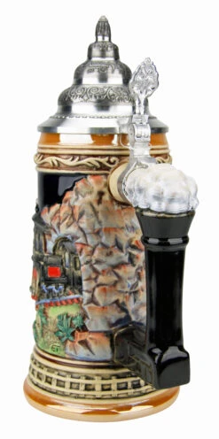 Train Beer Stein 9 Train Beer Stein -Zimmermann Shop Train Beer Stein K940 Back SM 66190.1495575261