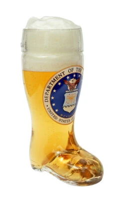 US Air Force Glass Beer Boot 0.5 Liter -Zimmermann Shop US Air Force Glass Beer Boot 0.5 Liter BK2000174AF A wB SM 79037.1515711754