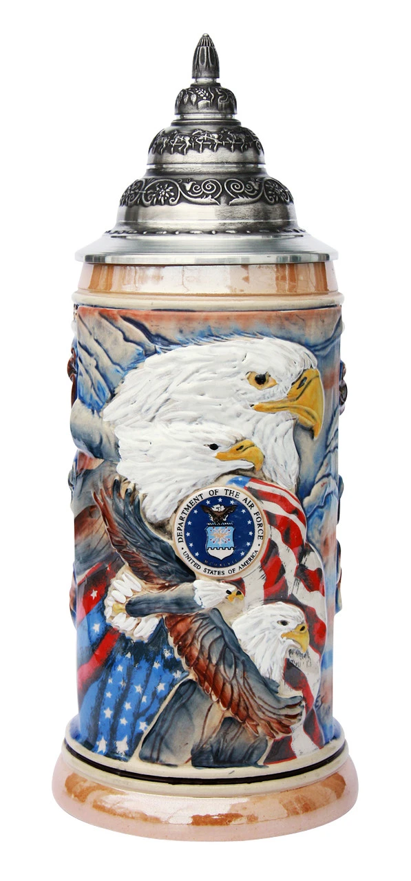 US Air Force Eagle Of Freedom Beer Stein