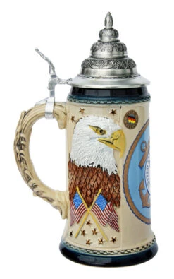 US Coast Guard Beer Stein -Zimmermann Shop US Coast Guard Beer Stein K727CG LS SM 61854.1401399454