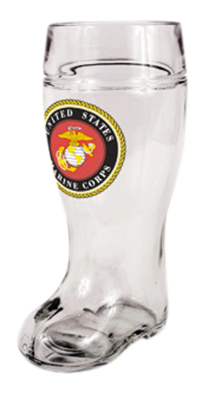 US Marines Glass Beer Boot 1 Liter 1 US Marines Glass Beer Boot 1 Liter