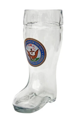 US Navy Glass Beer Boot 0.5 Liter -Zimmermann Shop US Navy Glass Beer Boot 0.5 Liter Angle SM 02892.1515713537