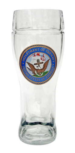 US Navy Glass Beer Boot 1 Liter -Zimmermann Shop US Navy Glass Beer Boot 1 Liter BK79NV FNT SM 90797.1515713676