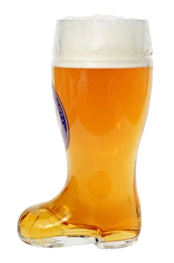 US Navy Glass Beer Boot 1 Liter -Zimmermann Shop US Navy Glass Beer Boot 1 Liter BK79NV wB Side SM 61509.1515713648