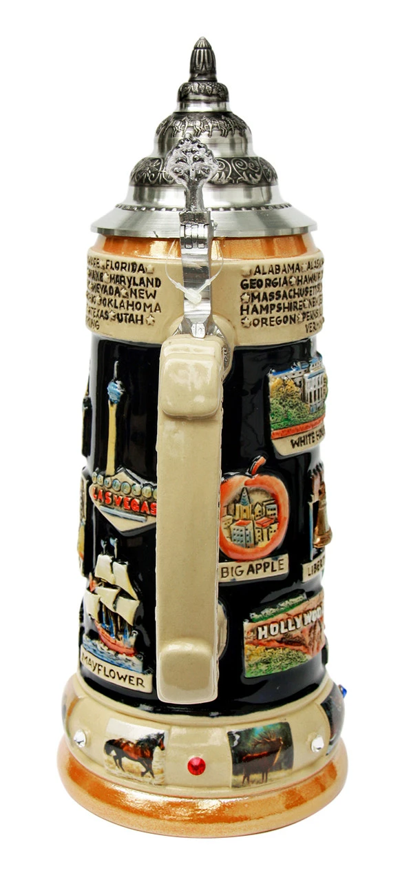 United States Panorama Beer Stein 3 United States Panorama Beer Stein - Image 3
