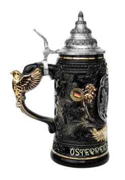Vienna Eagle Handle Beer Stein 0.4 Liter -Zimmermann Shop Vienna Austria Beer Stein 0.4 Liter K430SZAHV LS SM 79438.1431538790