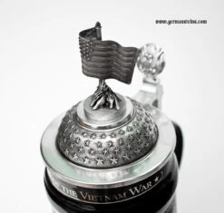 Vietnam Memorial Beer Stein -Zimmermann Shop Vietnam Memorial Beer Stein MC6179 lid detail SM 11996.1306180098