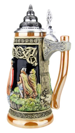 Viking Beer Stein With Axe Handle -Zimmermann Shop Viking Beer Stein with Axe Handle K325 B2 SM 94172.1527115251