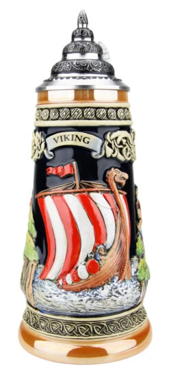 Viking Beer Stein With Axe Handle -Zimmermann Shop Viking Beer Stein with Axe Handle K325 FNT SM 80516.1527115250