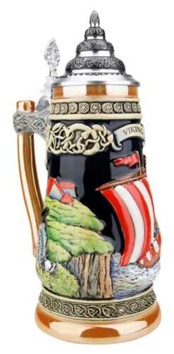 Viking Beer Stein With Axe Handle -Zimmermann Shop Viking Beer Stein with Axe Handle K325 LA SM 45893.1527115250