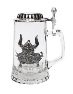 Viking Glass Beer Stein