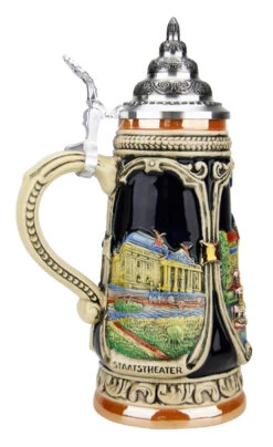 Wiesbaden Beer Stein -Zimmermann Shop Wiesbaden Beer Stein K303WB LS SM 45905.1491257486