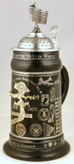 Vietnam Memorial Beer Stein -Zimmermann Shop vietnam war memorial beer stein 6179 med 89868.1308328581